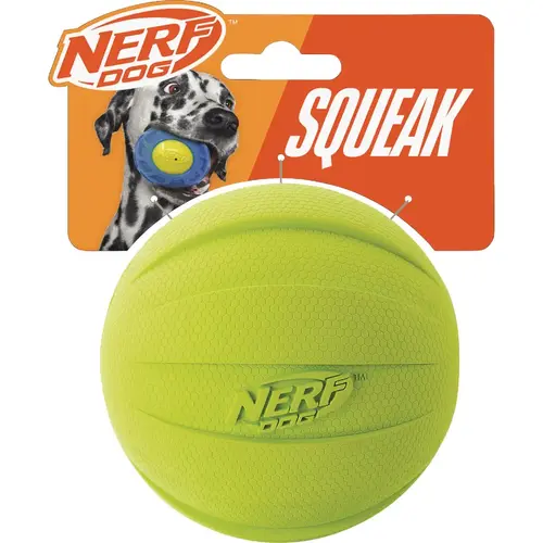 3.8 In. Rubber Classic Squeak Ball Green 3.8 In. Rubber Classic Squeak Ball Green