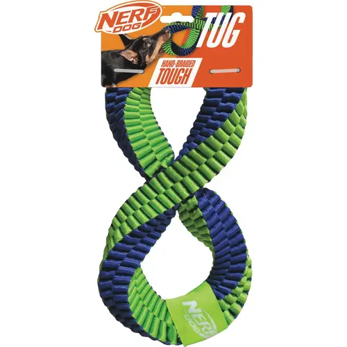 12 In. Nylon Square Braided Twisted Infinity Tug Dog Toy 12 In. Nylon Square Braided Twisted Infinity Tug Dog Toy