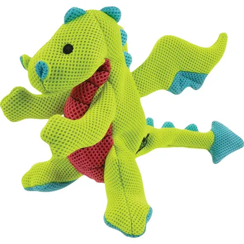 Dragons Small Green Squeaky Plush Dog Toy Greeen Dragons Small Green Squeaky Plush Dog Toy Greeen