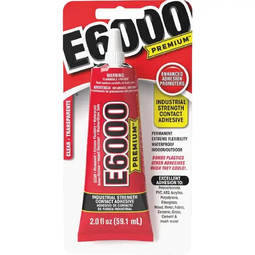 PREMIUM 2 Oz. Clear Adhesive with Nozzle Tip PREMIUM 2 Oz. Clear Adhesive with Nozzle Tip