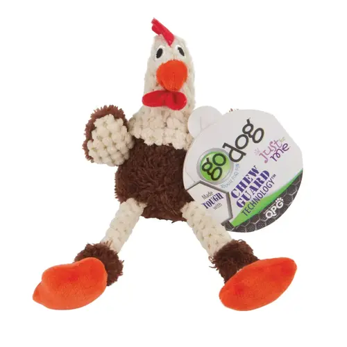Checkers Just For Me Mini Brown Skinny Rooster Squeaky Plush Dog Toy Checkers Just For Me Mini Brown Skinny Rooster Squeaky Plush Dog Toy