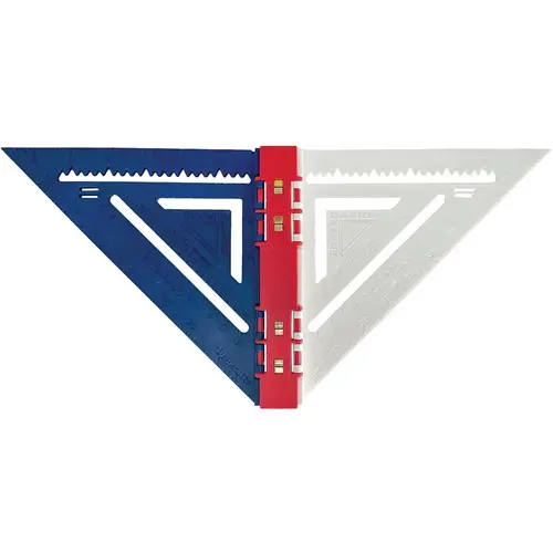 7 In. Red, White, and Blue Double-Sided Rafter Square 7 In. Red, White, and Blue Double-Sided Rafter Square