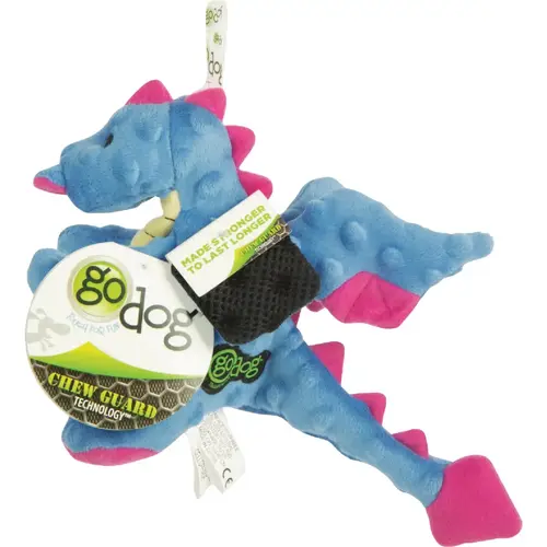 Dragons Small Periwinkle Squeaky Plush Dog Toy Perwinkle Dragons Small Periwinkle Squeaky Plush Dog Toy Perwinkle
