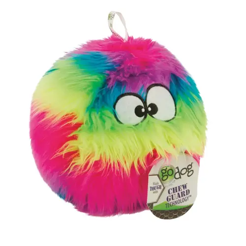 Furballz Large Rainbow Squeaky Plush Dog Toy Furballz Large Rainbow Squeaky Plush Dog Toy