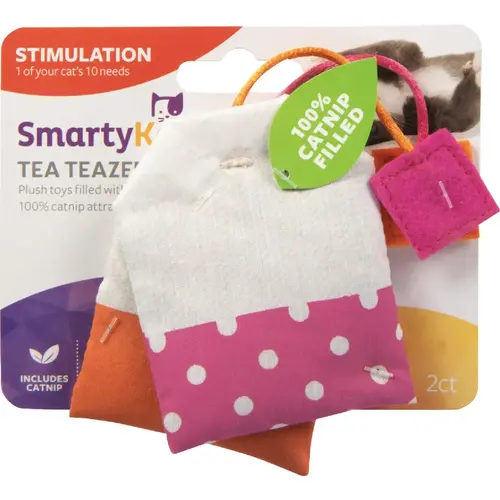 Tea Teazers Catnip Filled Cat Toy - pack of 2 Tea Teazers Catnip Filled Cat Toy - pack of 2