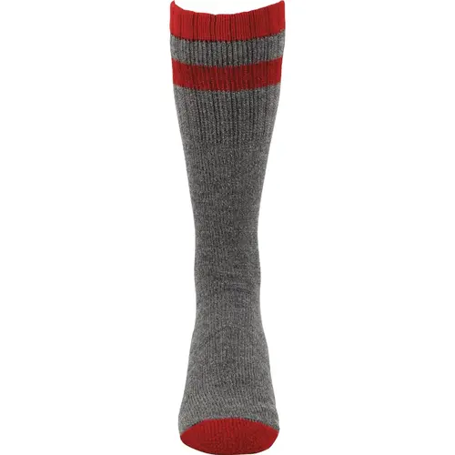 Men's Red Stripe Wool Sock Men's Red Stripe Wool Sock