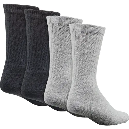 Black/Gray Crew Sock - pack of 6 Black/Gray Crew Sock - pack of 6
