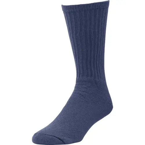 Navy Welt Top Crew Premium Sock - pack of 3 Navy Welt Top Crew Premium Sock - pack of 3