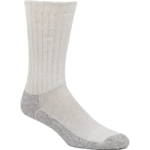 Steel Toe Footwear Crew Sock White Steel Toe Footwear Crew Sock White