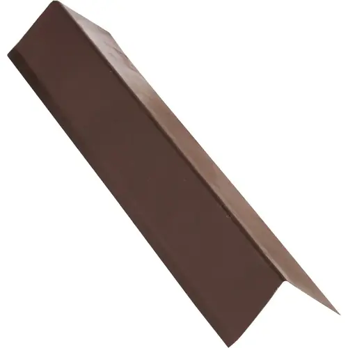 A 1-1/2 In. X 1-1/2 In. Galvanized Steel Roof & Drip Edge Flashing, Brown A 1-1/2 In. X 1-1/2 In. Galvanized Steel Roof & Drip Edge Flashing, Brown