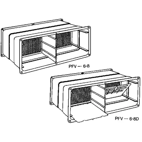 7-1/4 In. x 18-1/2 In. Adjustable Foundation Vent Gray 7-1/4 In. x 18-1/2 In. Adjustable Foundation Vent Gray