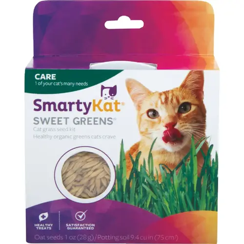 Sweet Greens 1 Oz. Organic Oat Grass Cat Grass Grow Kit Sweet Greens 1 Oz. Organic Oat Grass Cat Grass Grow Kit