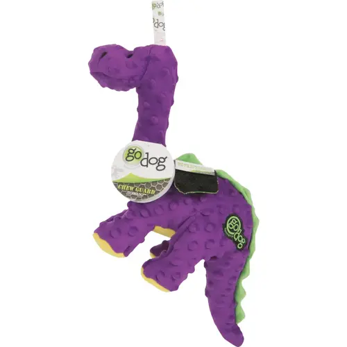 Dinos Bruto Large Purple Squeaky Plush Dog Toy Dinos Bruto Large Purple Squeaky Plush Dog Toy