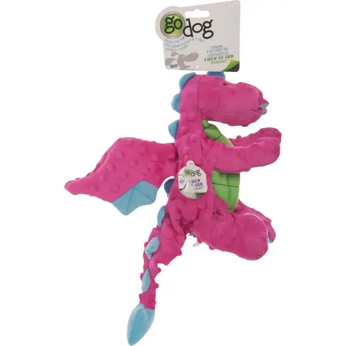 Dragons Large Pink Squeaky Plush Dog Toy Dragons Large Pink Squeaky Plush Dog Toy