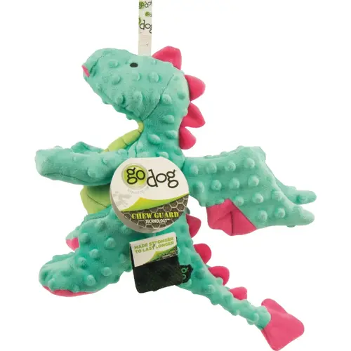 Dragons Large Seafoam Squeaky Plush Dog Toy Dragons Large Seafoam Squeaky Plush Dog Toy