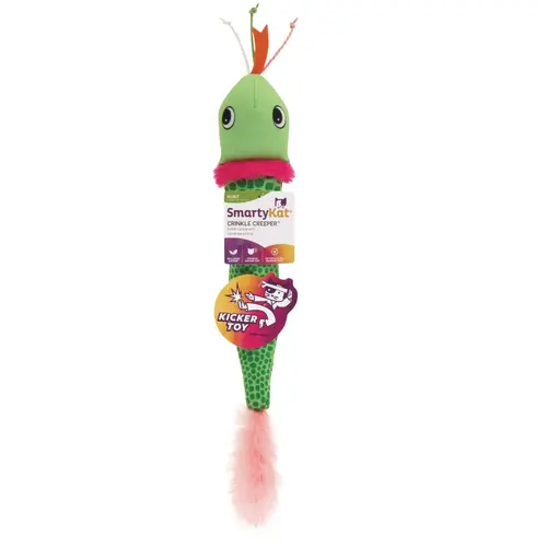 Crinkle Creeper Crinkle Plush Snake Kicker Catnip Cat Toy Crinkle Creeper Crinkle Plush Snake Kicker Catnip Cat Toy