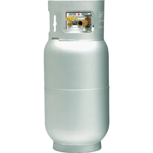33.5 Lb. Capacity Aluminum DOT Forklift LP Pre-Purged Propane Cylinder Gray 33.5 Lb. Capacity Aluminum DOT Forklift LP Pre-Purged Propane Cylinder Gray