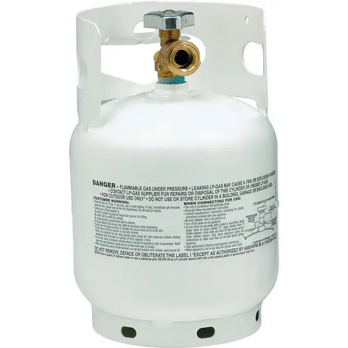 5 Lb. Capacity Steel TC/DOT Vertical LP Propane Tank Gray 5 Lb. Capacity Steel TC/DOT Vertical LP Propane Tank Gray