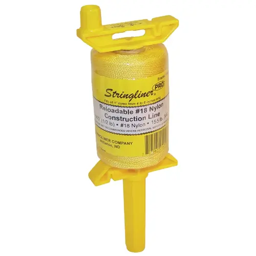 PRO 500 Ft. Yellow Braided Nylon Mason Line Reel PRO 500 Ft. Yellow Braided Nylon Mason Line Reel