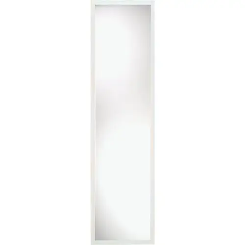 Suave 13 In. x 49 In. White Plastic Door Mirror Suave 13 In. x 49 In. White Plastic Door Mirror