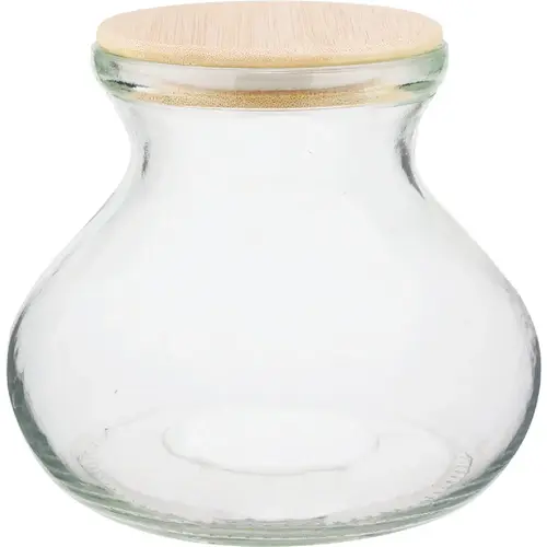 6 In. Vase with LED Light Clear 6 In. Vase with LED Light Clear
