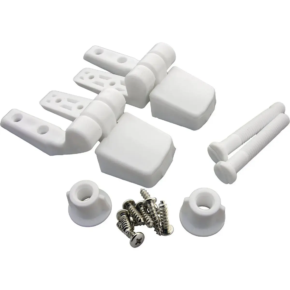 Lasco 3/8 x 2-1/2 White Plastic Toilet Seat Hinge for Bemis 14-1039 Lasco 3/8 x 2-1/2 White Plastic Toilet Seat Hinge for Bemis 14-1039
