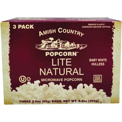 3 Pack Lite Natural Microwave Popcorn 3 Pack Lite Natural Microwave Popcorn