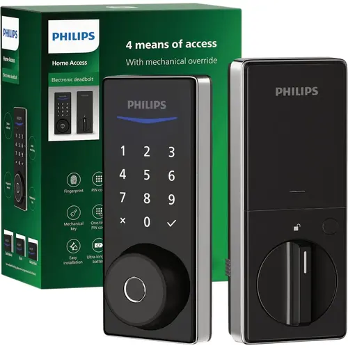 Smart Lock Electronic Deadbolt, Satin Nickel Smart Lock Electronic Deadbolt, Satin Nickel
