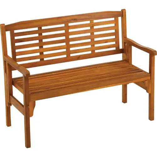 47 In. Acacia Wood Folding Bench Natural 47 In. Acacia Wood Folding Bench Natural
