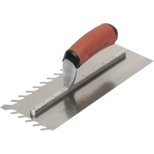 LayFlat 11 In. L 1/2 In. Notched Drywall Trowel LayFlat 11 In. L 1/2 In. Notched Drywall Trowel