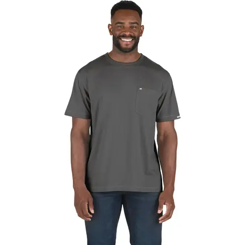 Performance Men's XL Tall Slate Short Sleeve Pocket T-Shirt Performance Men's XL Tall Slate Short Sleeve Pocket T-Shirt