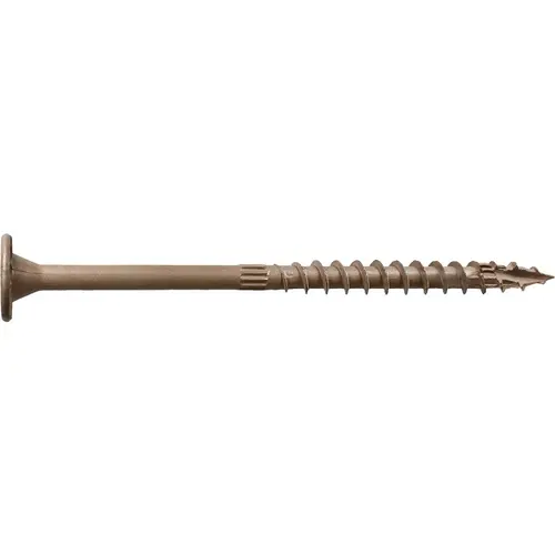 Strong-Drive SDWS 0.220 In. x 5 In. T40 Timber (Exterior Grade) Screw (600 Ct.) Tan Strong-Drive SDWS 0.220 In. x 5 In. T40 Timber (Exterior Grade) Screw (600 Ct.) Tan