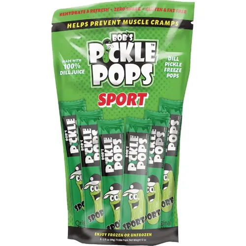 Bob's Pickle Pops Pickle Pop, Original Dill, 2 oz Bag, 6/PK - pack of 6 Bob's Pickle Pops Pickle Pop, Original Dill, 2 oz Bag, 6/PK - pack of 6