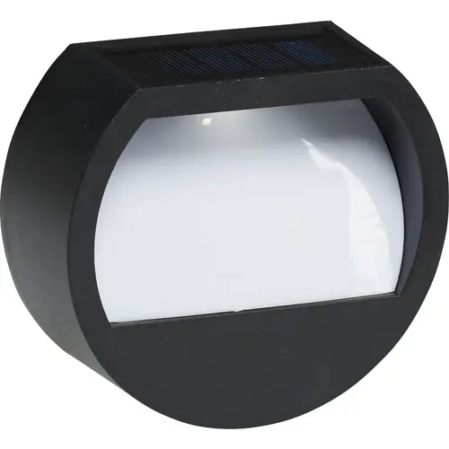 Black Plastic Solar Wall Light Black Plastic Solar Wall Light
