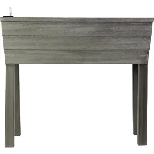 33 In. x 13 In. High Rise Elevated Garden Bed Gray 33 In. x 13 In. High Rise Elevated Garden Bed Gray