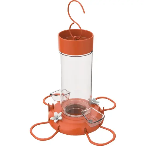 30 Oz. Orange Blossom Glass Oriole Feeder with Jelly Attachments 30 Oz. Orange Blossom Glass Oriole Feeder with Jelly Attachments