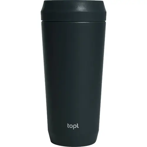 Topl To Go 16 Oz. Charcoal Stainless Steel Insulated Tumbler Topl To Go 16 Oz. Charcoal Stainless Steel Insulated Tumbler