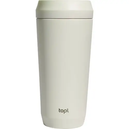 Topl To Go 16 Oz. Salt Stainless Steel Insulated Tumbler Topl To Go 16 Oz. Salt Stainless Steel Insulated Tumbler