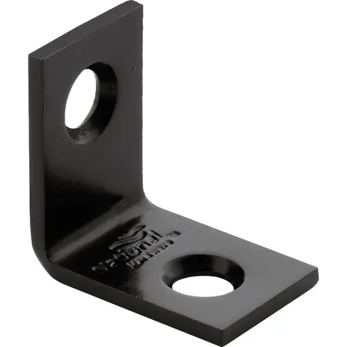 National Hardware Corner Brace, 3/4 in L, 1/2 in W, Steel, Powder-Coated National Hardware Corner Brace, 3/4 in L, 1/2 in W, Steel, Powder-Coated