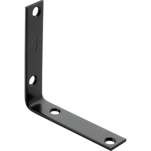 National Hardware Corner Brace, 3-1/2 in L, 3/4 in W, Steel, Powder-Coated National Hardware Corner Brace, 3-1/2 in L, 3/4 in W, Steel, Powder-Coated