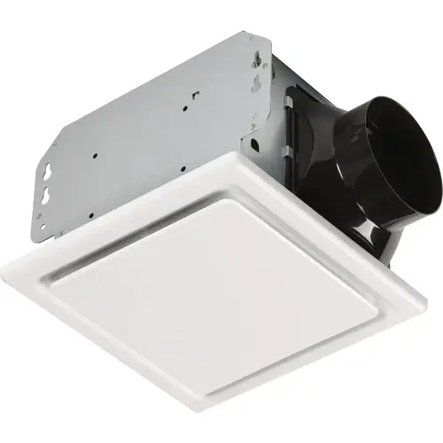 110 CFM 2.5 Sone Ceiling No Cut Installation Bathroom Exhaust Fan 110 CFM 2.5 Sone Ceiling No Cut Installation Bathroom Exhaust Fan