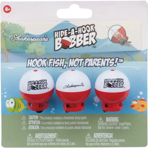 Hide-A-Hook Bobber (3-Pack) Red & White Hide-A-Hook Bobber (3-Pack) Red & White