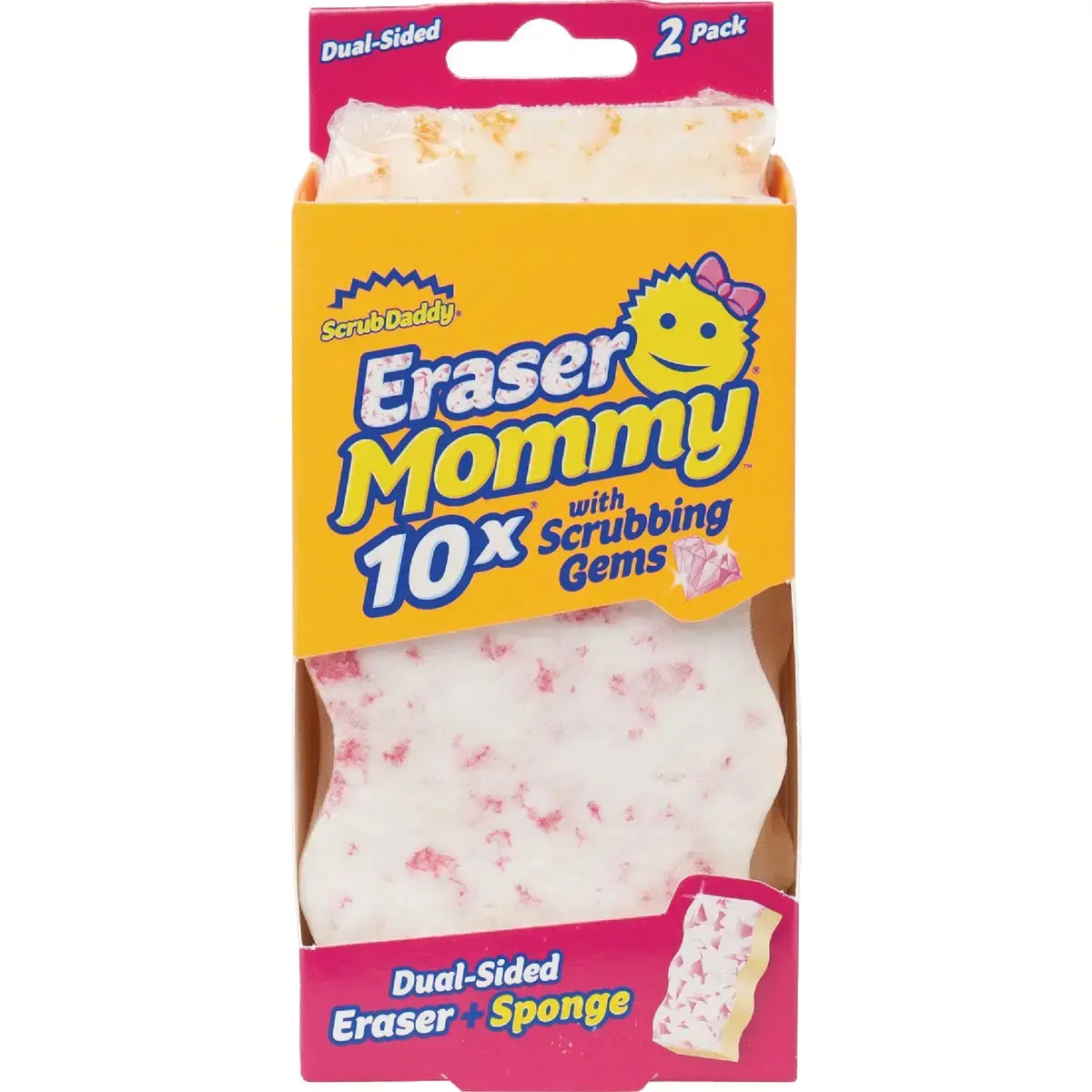 Scrub Daddy Eraser Mommy 10x with Scrubbing Germs (2-Pack) FG4109902006PD0EN01 Scrub Daddy Eraser Mommy 10x with Scrubbing Germs (2-Pack) FG4109902006PD0EN01
