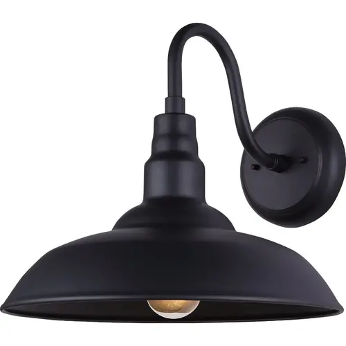 Valec 100W Black Goose Neck Wall Light Fixture Valec 100W Black Goose Neck Wall Light Fixture