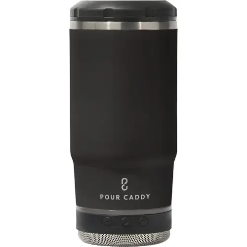 Chill & Brew 14 Oz. Black Insulated Drink Holder with Speaker Chill & Brew 14 Oz. Black Insulated Drink Holder with Speaker