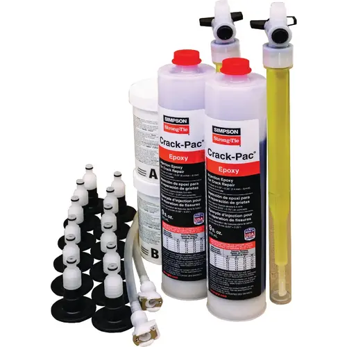 Crack-Pac 9 Oz. Epoxy Injection Kit Crack-Pac 9 Oz. Epoxy Injection Kit