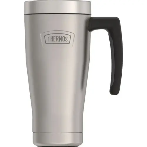 16 Oz. Stainless Steel Mug, Matte Stainless Steel 16 Oz. Stainless Steel Mug, Matte Stainless Steel