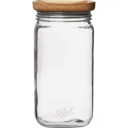 9.9 Cup Stack & Store Jar with Wooden Lid 9.9 Cup Stack & Store Jar with Wooden Lid
