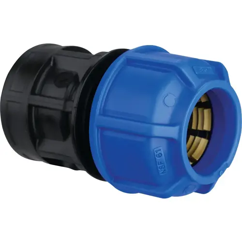 1 In. x 3/4 In. Polyethylene CTS Compression Female Adapter 1 In. x 3/4 In. Polyethylene CTS Compression Female Adapter