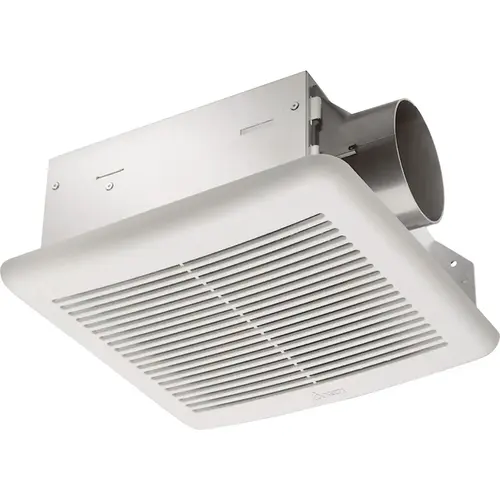 70 CFM 2.0 Sone Bathroom Exhaust Fan with Humidity Sensor White 70 CFM 2.0 Sone Bathroom Exhaust Fan with Humidity Sensor White